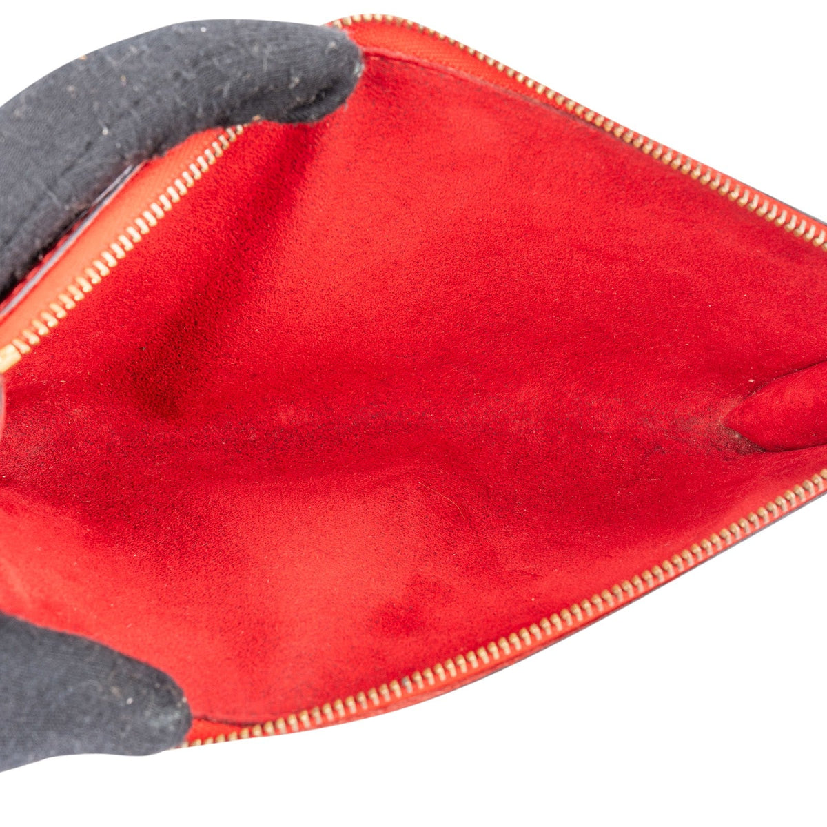 Louis Vuitton Pochette Accessoires aus rotem Epi-Leder – Ansicht 10