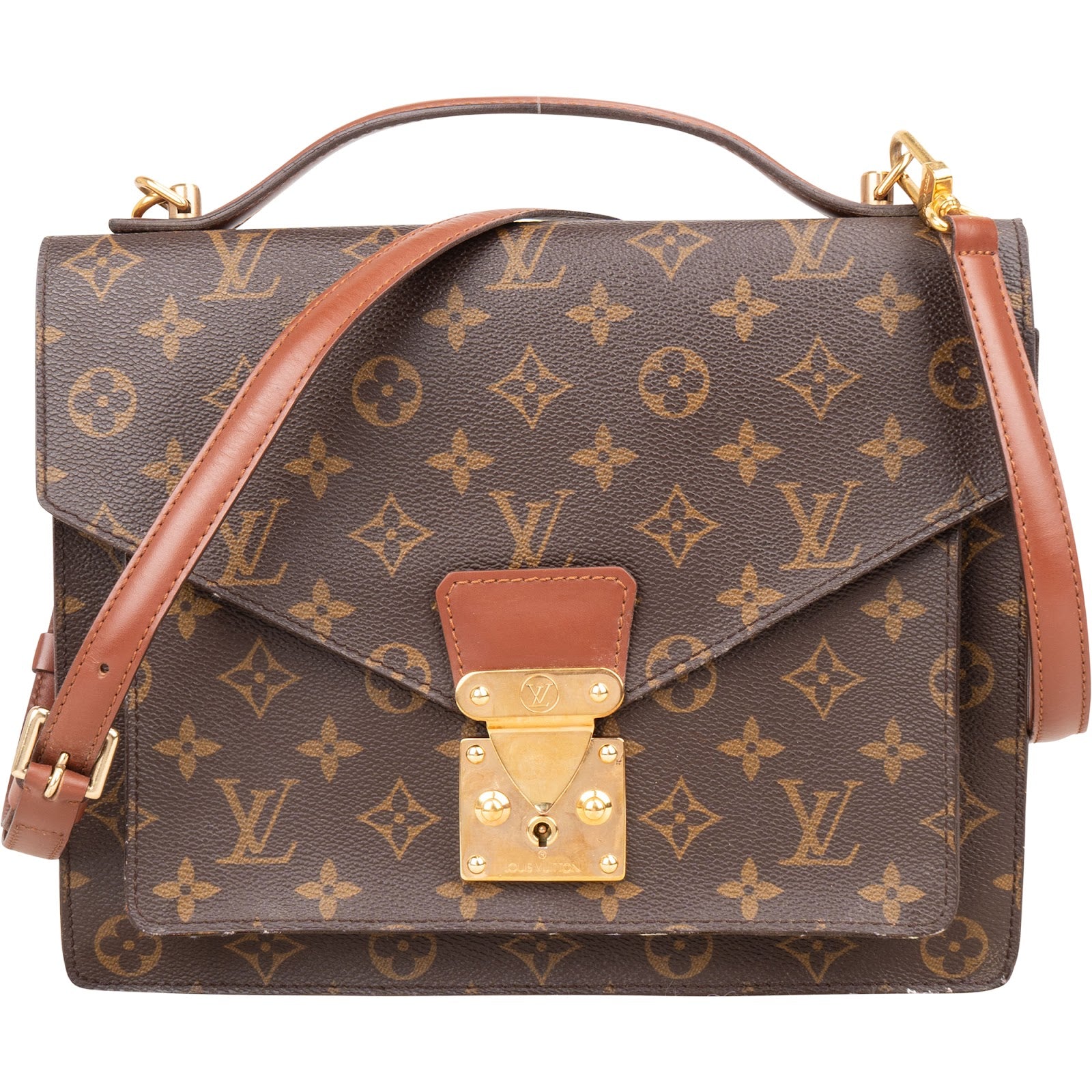 Louis Vuitton Monogram Canvas Monceau Handbag