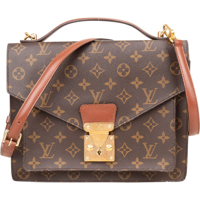 Louis Vuitton Monogram Canvas Monceau Handbag