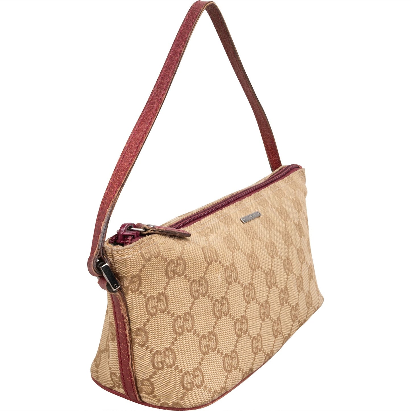 Gucci Monogram GG Canvas Pochette Handbag