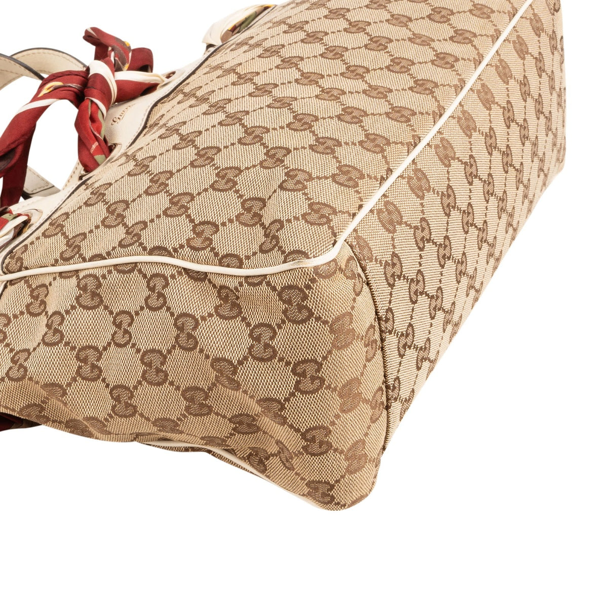 Gucci Monogram GG Canvas Scarf Positiano Handbag