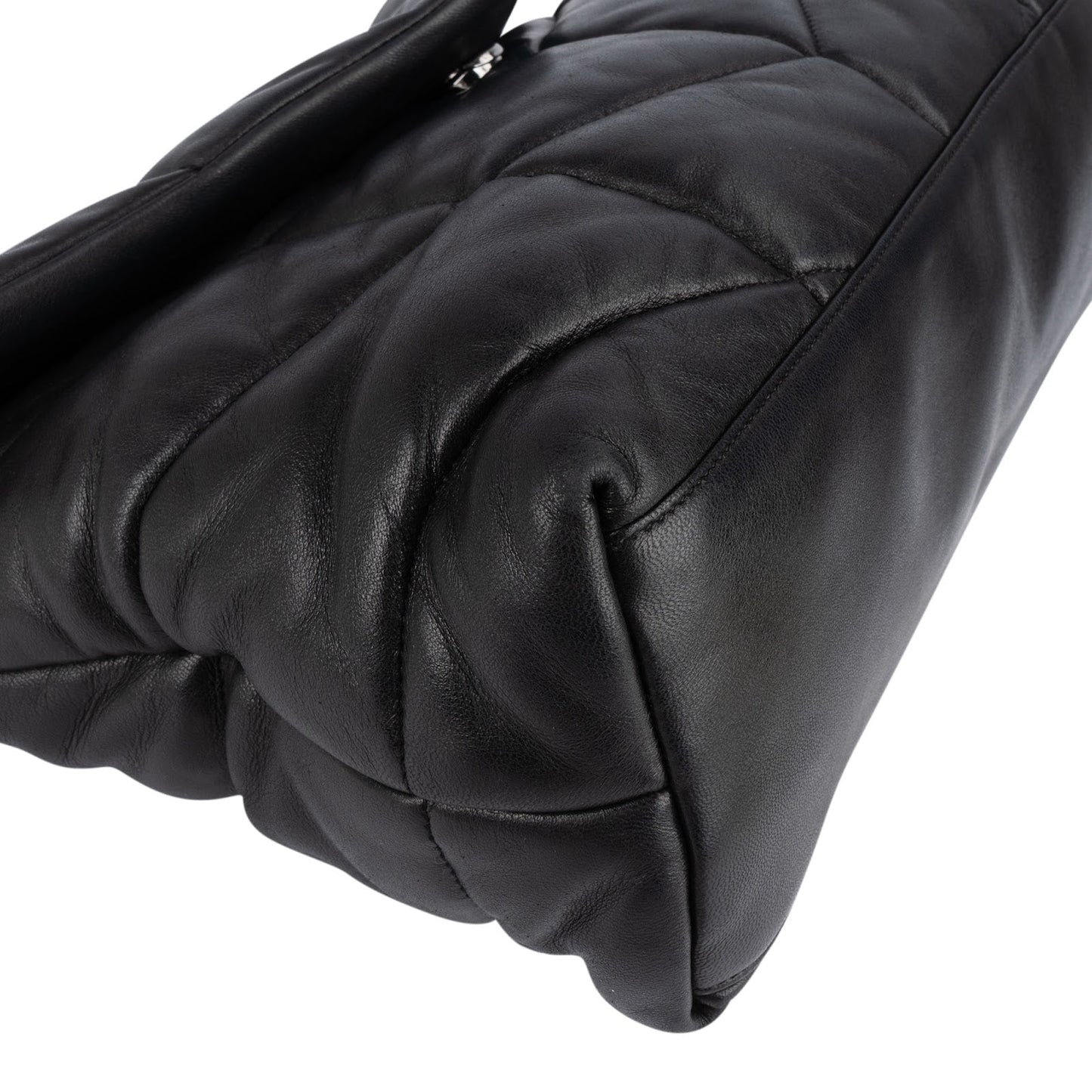 Saint Laurent Quilted Lambskin Medium Puffer Crossbody Bag