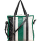 Balenciaga Bazar Small Tote aus dreifarbigem Kalbsleder – Vorderansicht