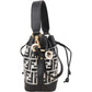 Fendi Monogram FF Mini Mon Tresor Bucket Shoulder Bag