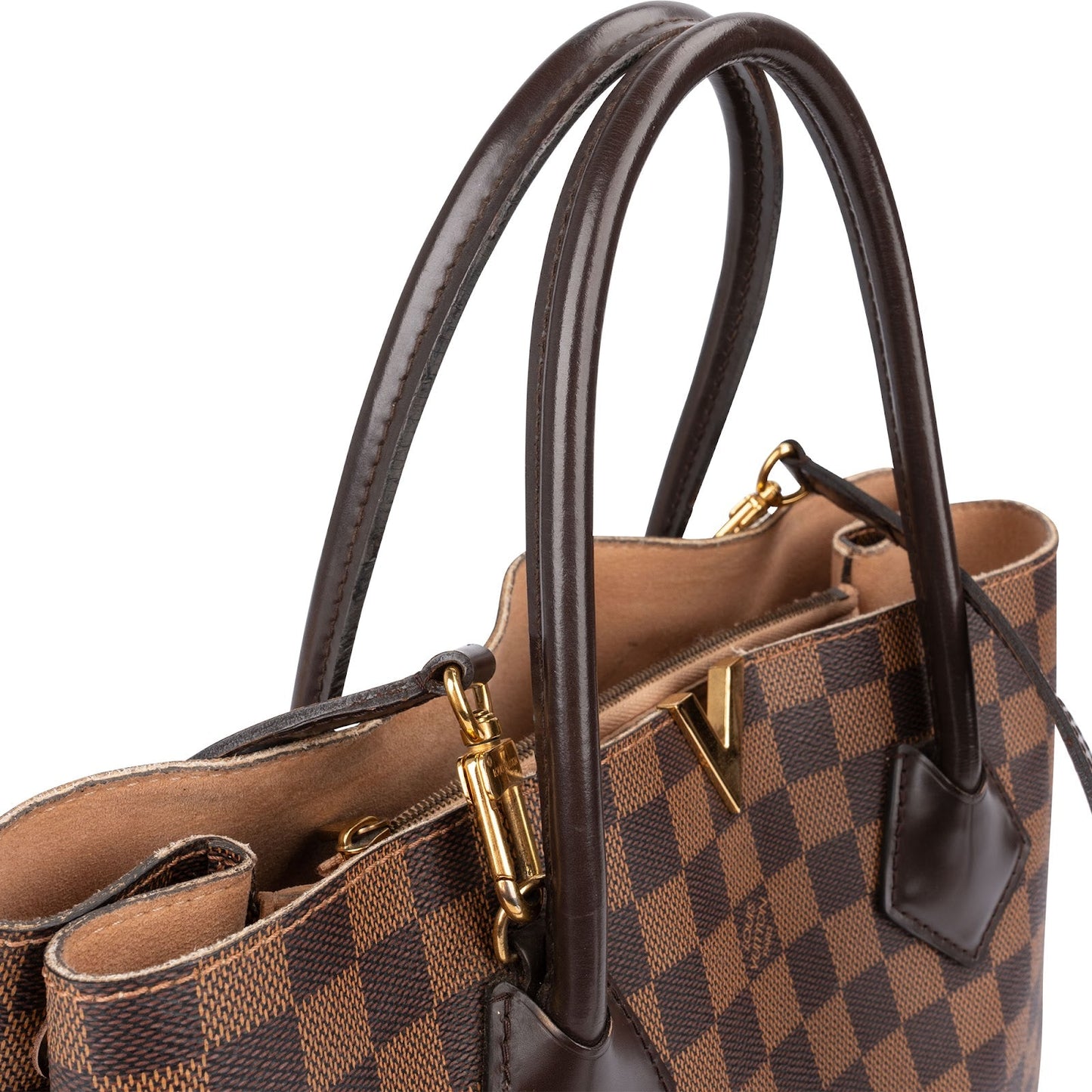 Louis Vuitton Monogram Damier Ebene Kensington Handbag