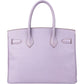 Hermès Lilac Chevre Mysore Leather Palladium Birkin 30 Handbag