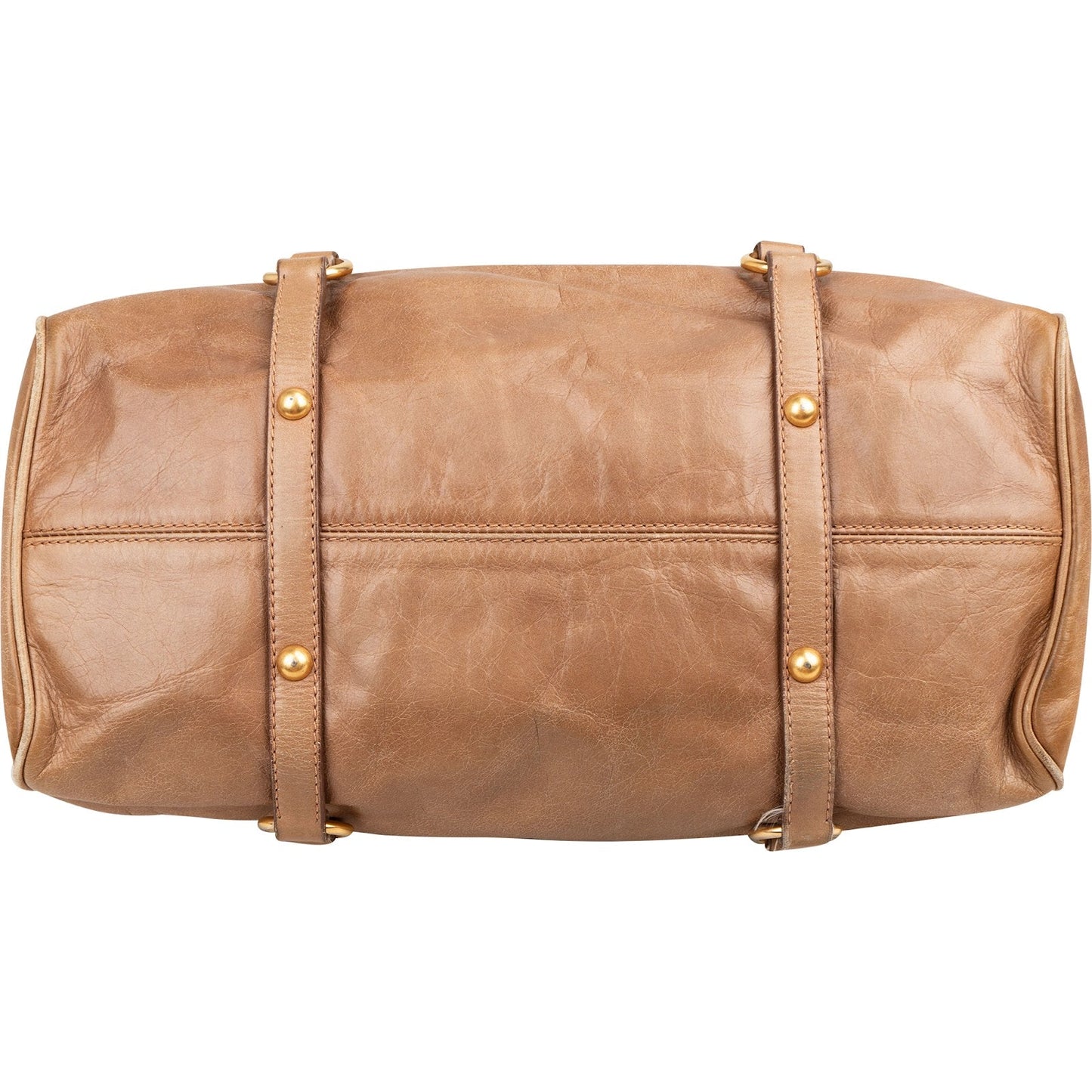 Miu Miu Vitello Lux Leather Bow Bag Handbag