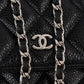 Chanel Quilted Caviar Leather Wallet on Chain Crossbody Bag