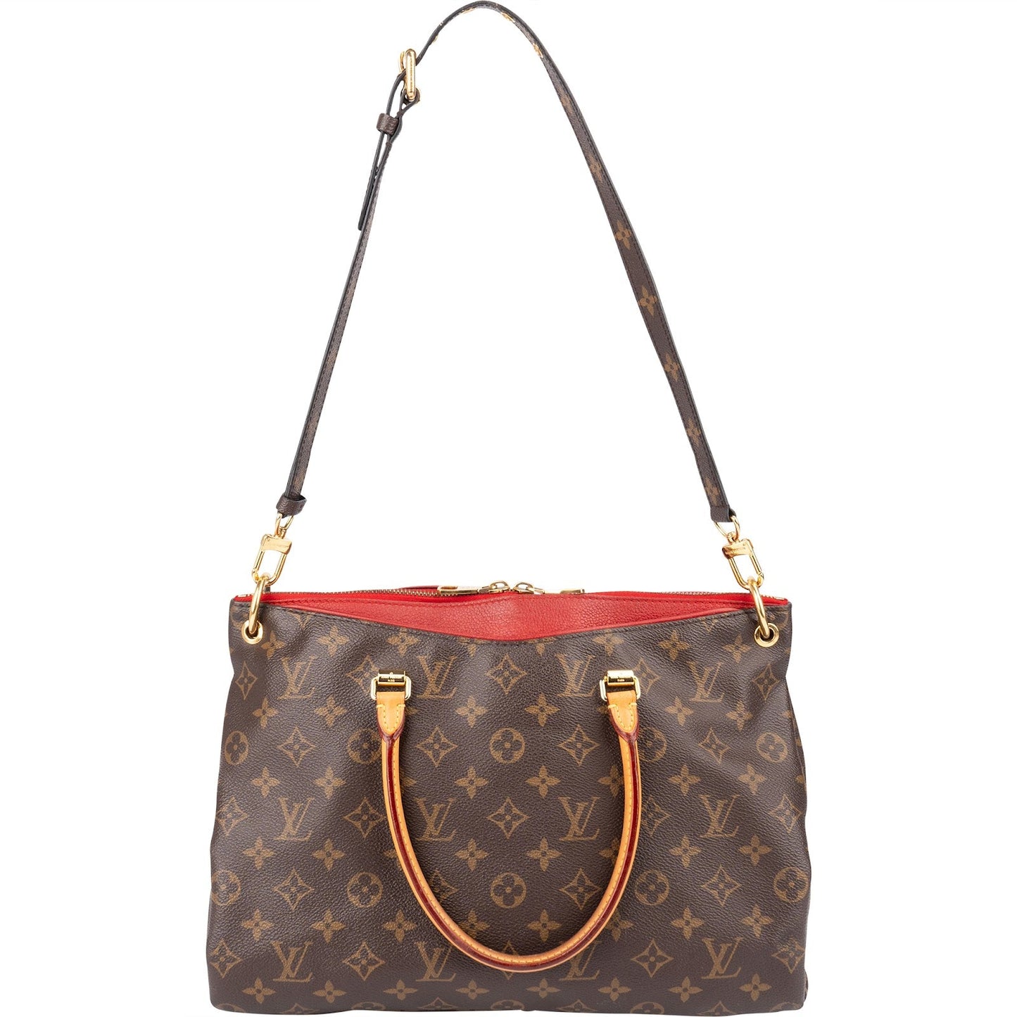 Louis Vuitton Monogram Canvas Pallas MM Handbag