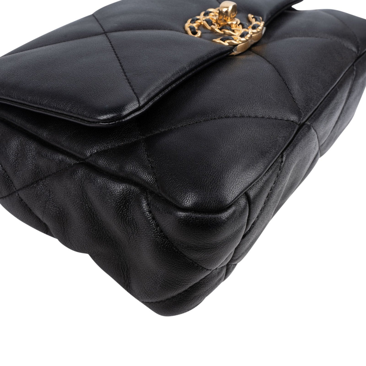 Chanel 19 Quilted Lambskin Leather Single Flap Crossbody Bag