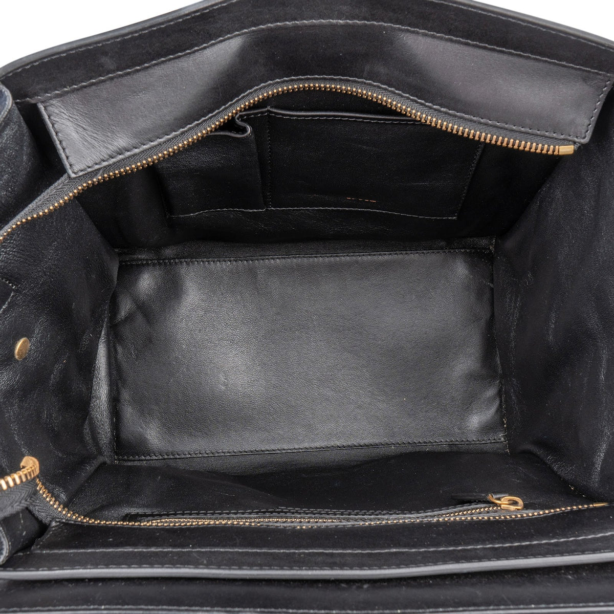 Céline Luggage aus Kalbsfell und Leder – Ansicht 9