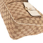 Gucci Monogram GG Abbey Double Pocket Hobo Shoulder Bag