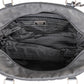 Prada Tessuto Patent Leather Emblem Satchel Handbag