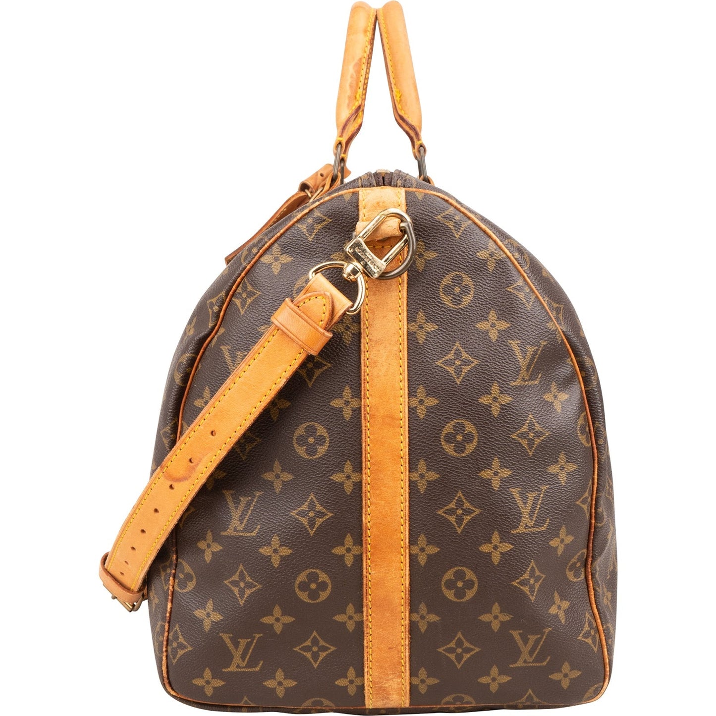 Louis Vuitton Monogram Canvas Keepall 55 Bandoulière Travel Bag