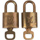 Louis Vuitton Unpolished Lock Schloss Padlock