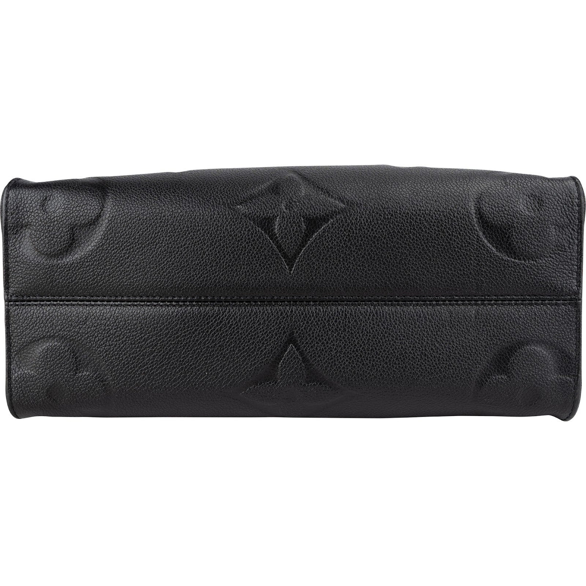 Louis Vuitton Noir Monogram Empreinte Leather OnTheGo MM Shoulder Bag