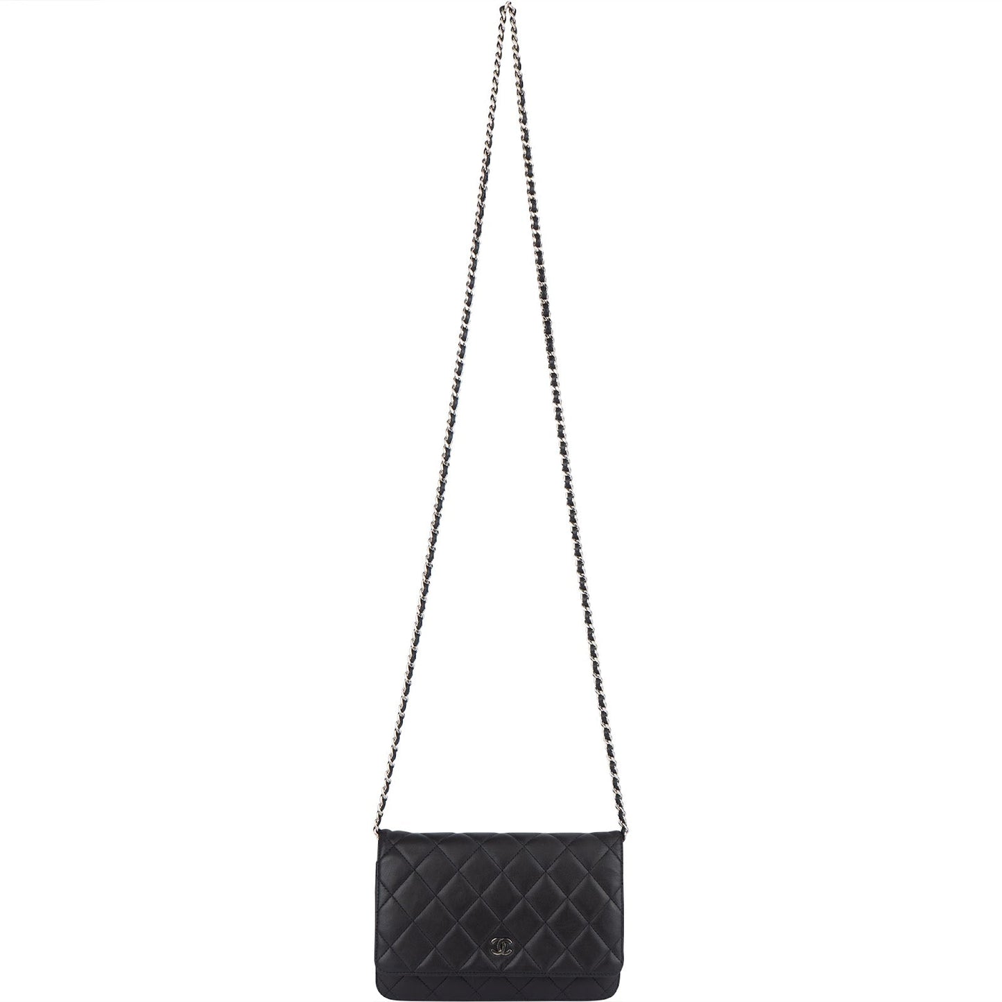 Chanel Quilted Lambskin Wallet On Chain Crossbody Bag