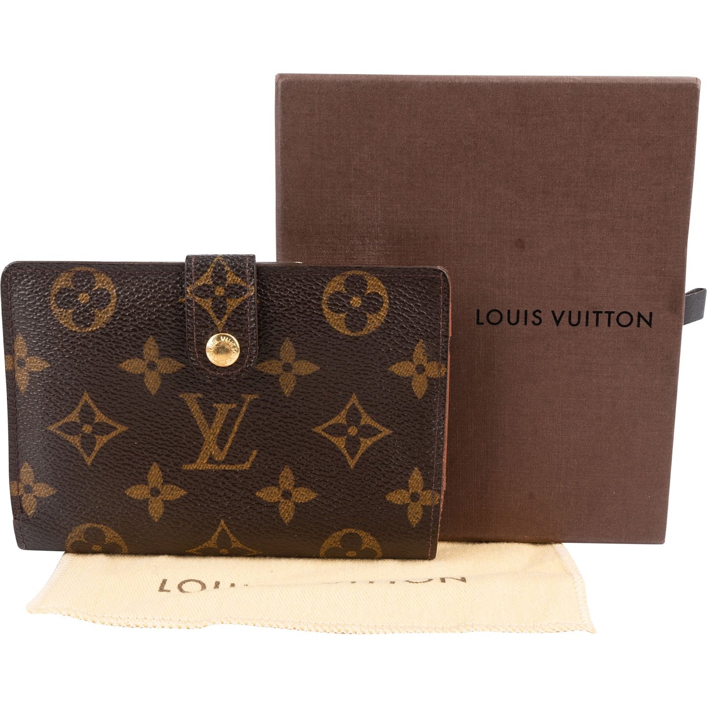 Louis Vuitton Monogram Canvas Compact Clip Wallet
