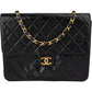 Chanel Quilted Lambskin 24K Gold Single Flap Shoulder Bag