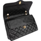 Chanel Quilted Lambskin Bicolor Double Flap Shoulder Bag