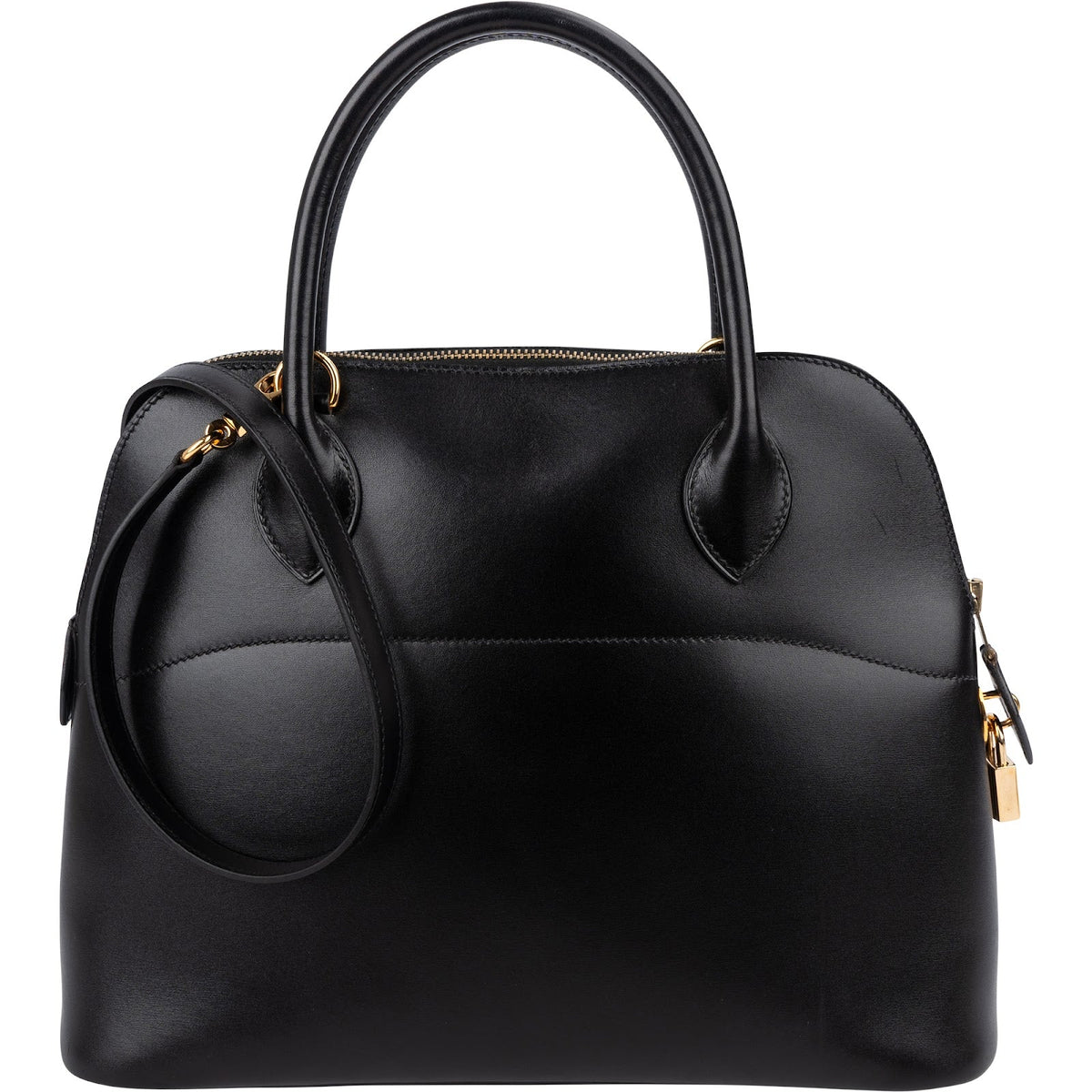 Hermès Noir Swift Leather Bolide 31 Handbag