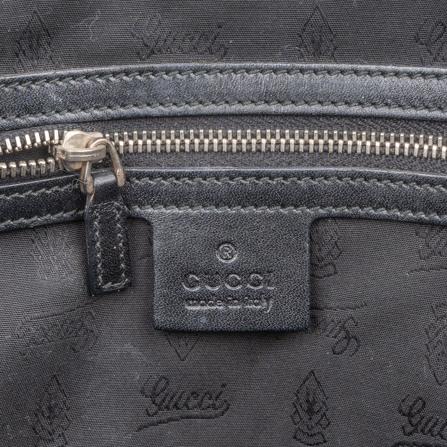 Gucci Monogram GG Canvas Twins Tote Shoulder Bag