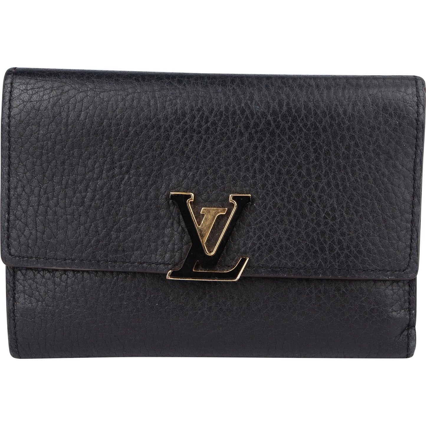 Louis Vuitton Taurillon Leather Capucines Compact Wallet