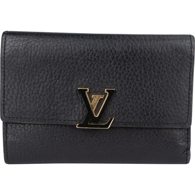 Louis Vuitton Taurillon Leather Capucines Compact Wallet