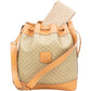 Celine Macadam Monogram Bucket Shoulder Bag