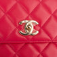 Chanel Quilted Lambskin Trendy CC Top Handle Handbag