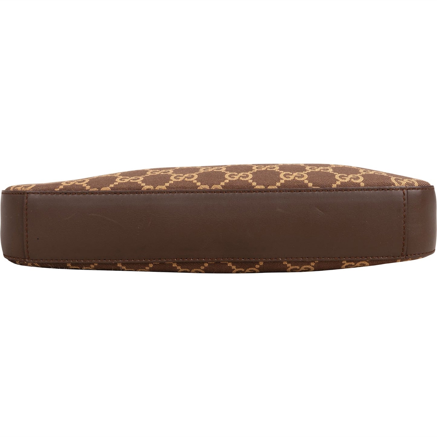 Gucci Monogram GG Canvas Baguette Shoulder Bag