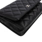 Chanel Quilted Caviar Leather Wallet on Chain Crossbody Bag