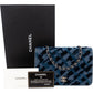 Chanel Denim Velvet Graffiti Wallet On Chain Crossbody Bag