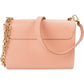 Louis Vuitton Rose Epi Leather Twist Flower Chain Crossbody Bag