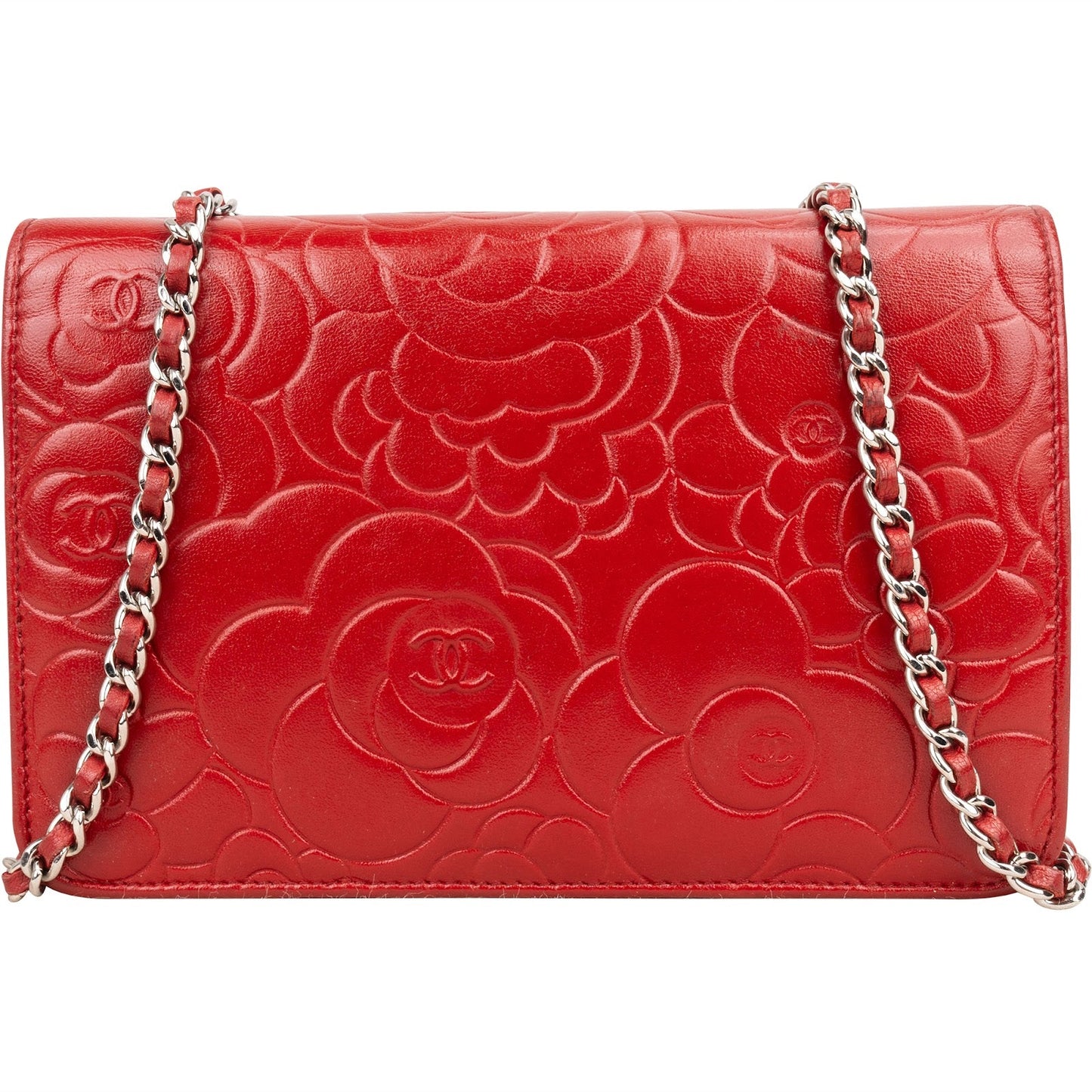 Chanel Leather Leather Wallet On Chain Crossbody Bag