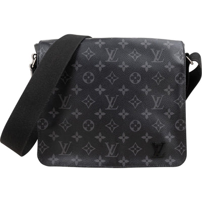 Louis Vuitton Monogram Eclipse Canvas District Messenger PM Crossbody Bag