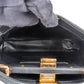 Fendi Black Leather Peekaboo Small Handbag