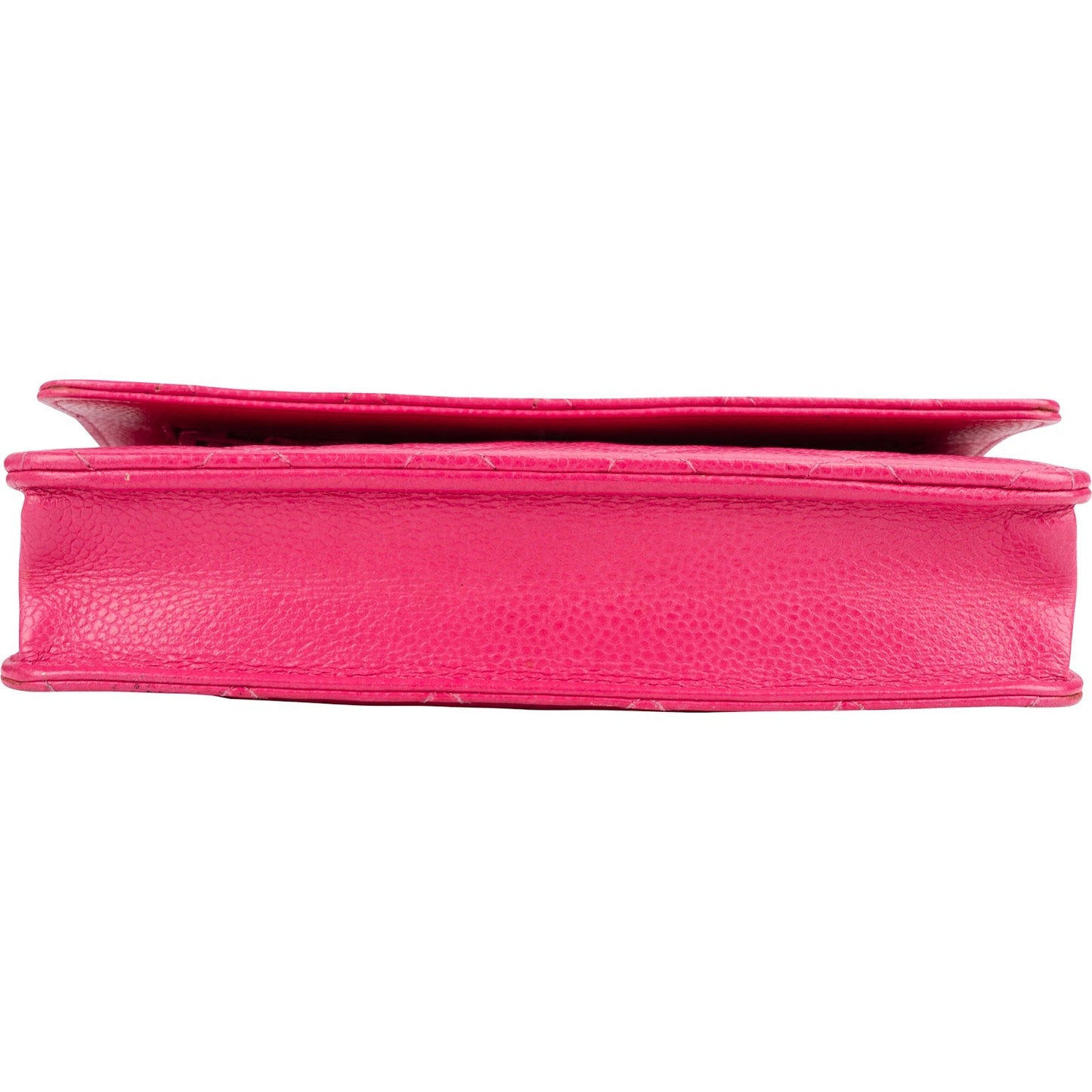 Chanel Quilted Caviar Leather Wallet on Chain Crossbody Bag
