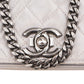 Chanel Aged Quilted Calfskin Coco Boy Single Flap Crossbody Bag