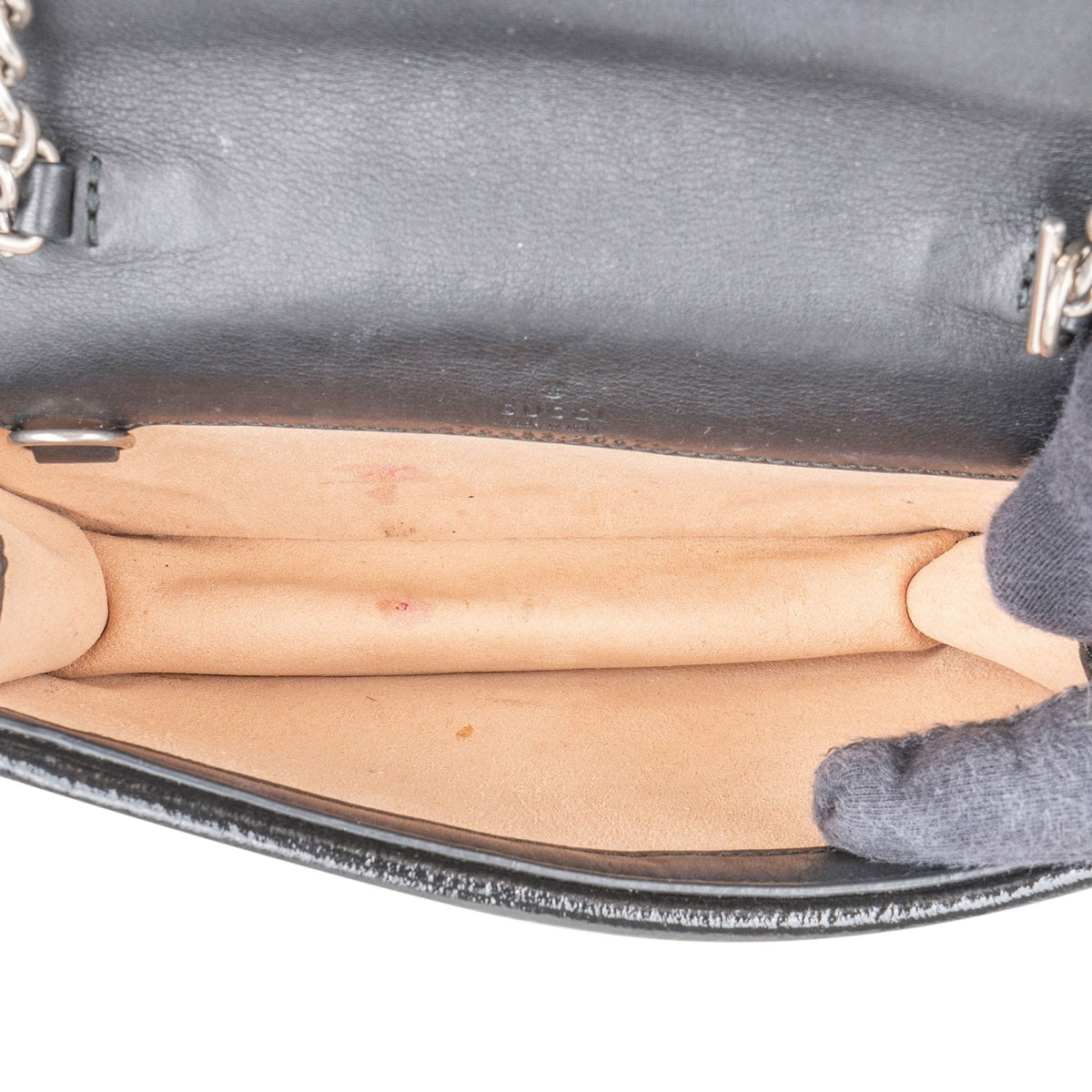Gucci Dionysus Mini mit Kristallen aus GG Samt – Ansicht 9