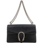 Gucci Grained Leather Crystal Dionysus Shoulder Bag