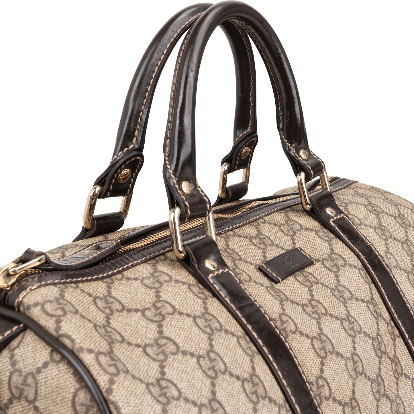 Gucci Monogram GG Supreme Joy Boston Handbag