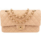 Chanel Quilted Lambskin Medium Double Flap Shoulder Bag