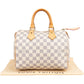 Louis Vuitton Monogram Damier Azur Speedy 25 Handbag