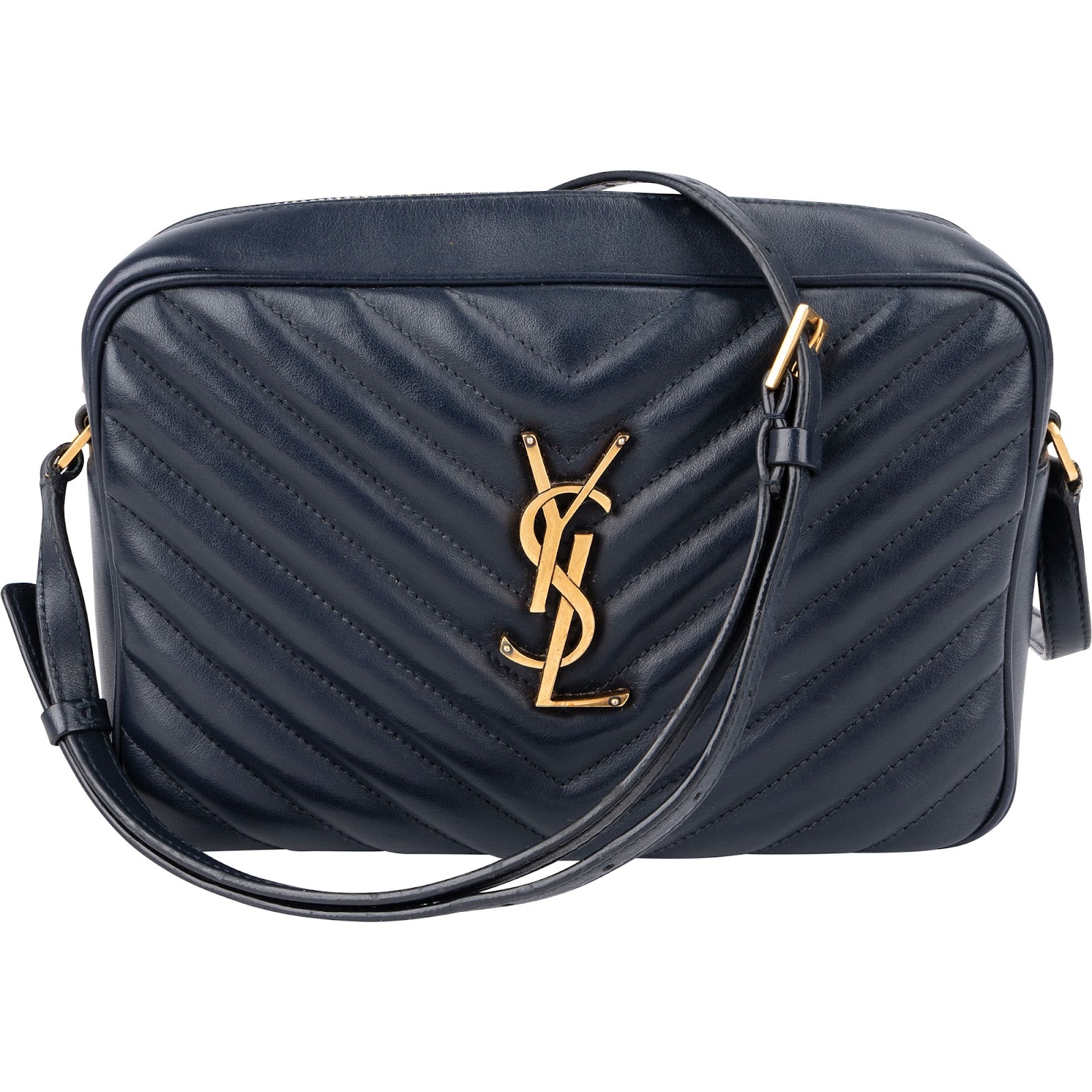 Yves Saint Laurent Quilted Leather Lou Camera Crossbody Bag