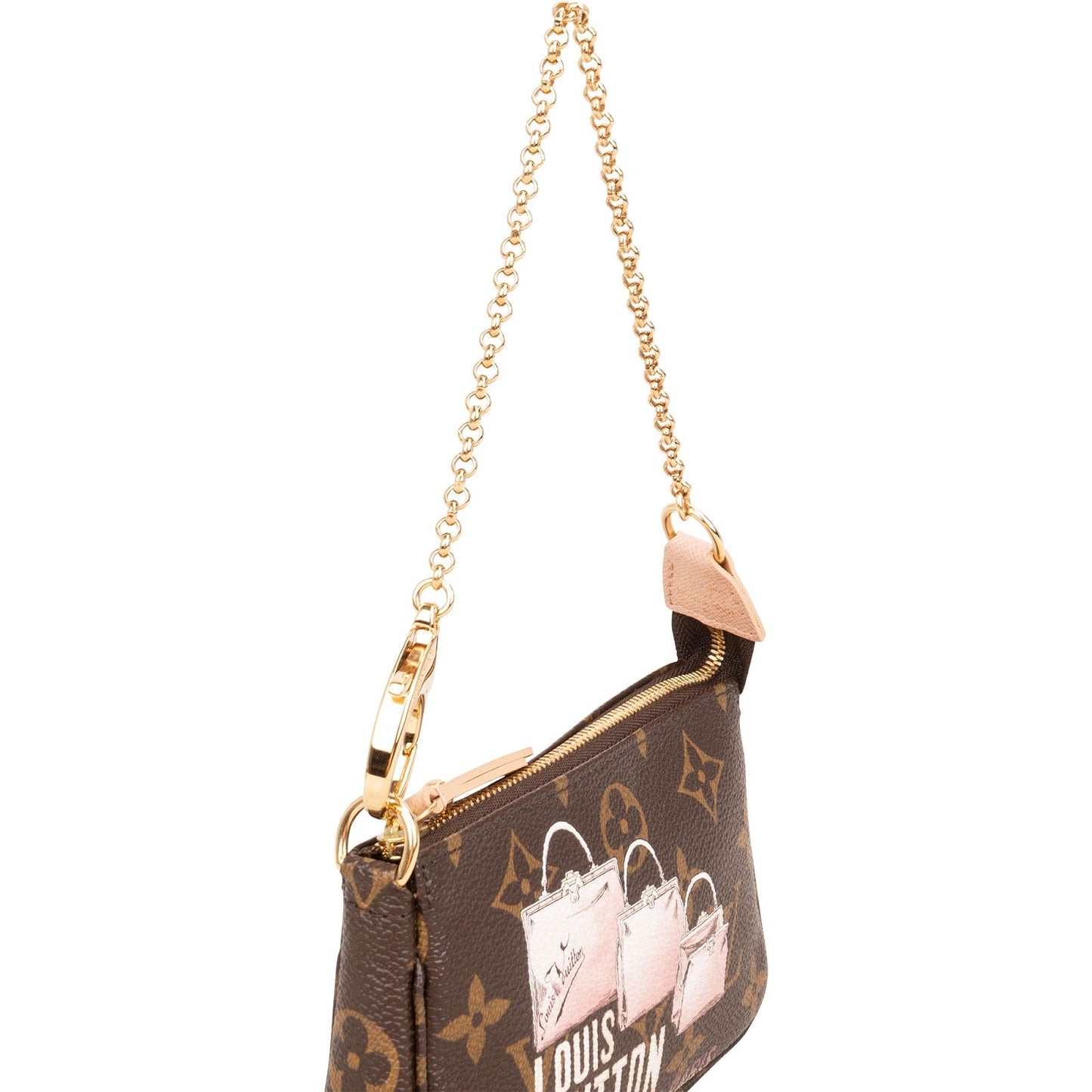Louis Vuitton Monogram Canvas Ilustre 1 Rue Scribe Paris Mini Pochette Accessoires Handbag
