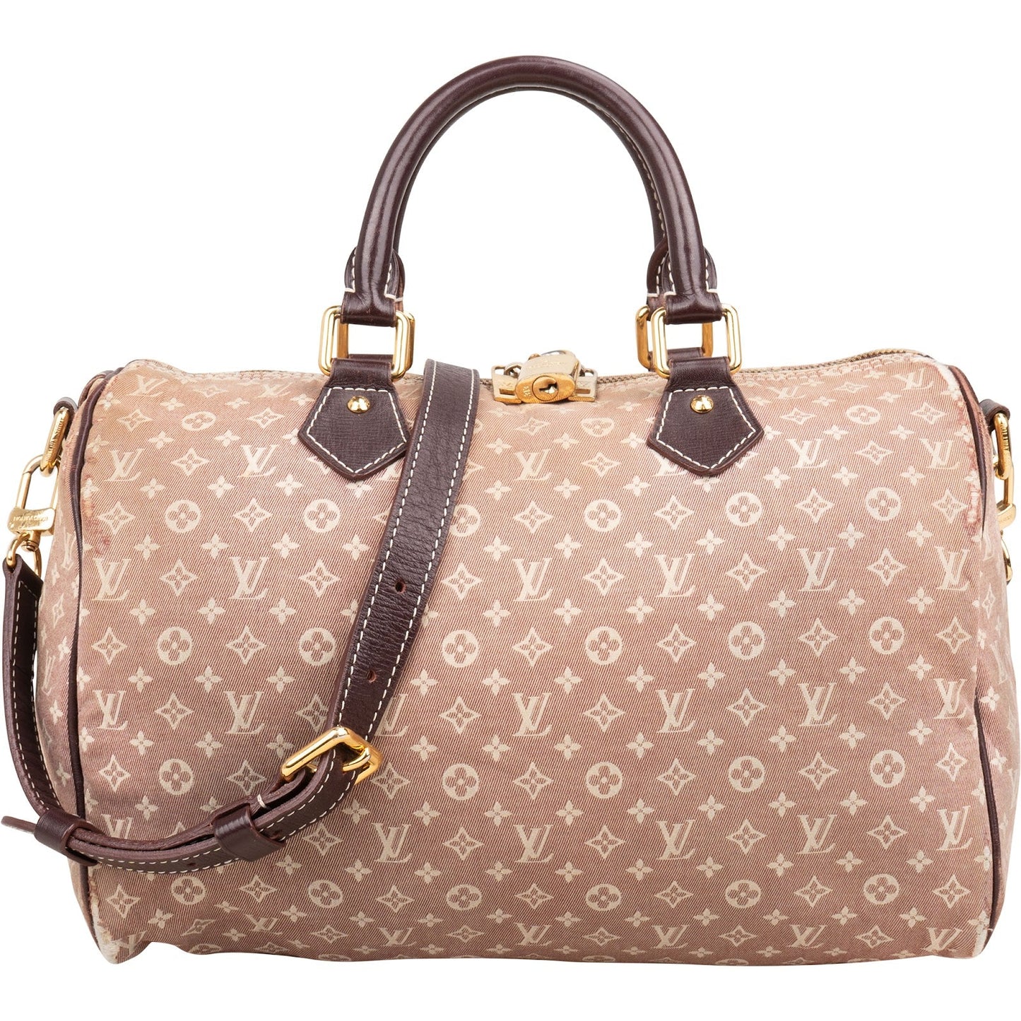 Louis Vuitton Monogram Mini Lin Speedy 30 Bandoulière Handbag