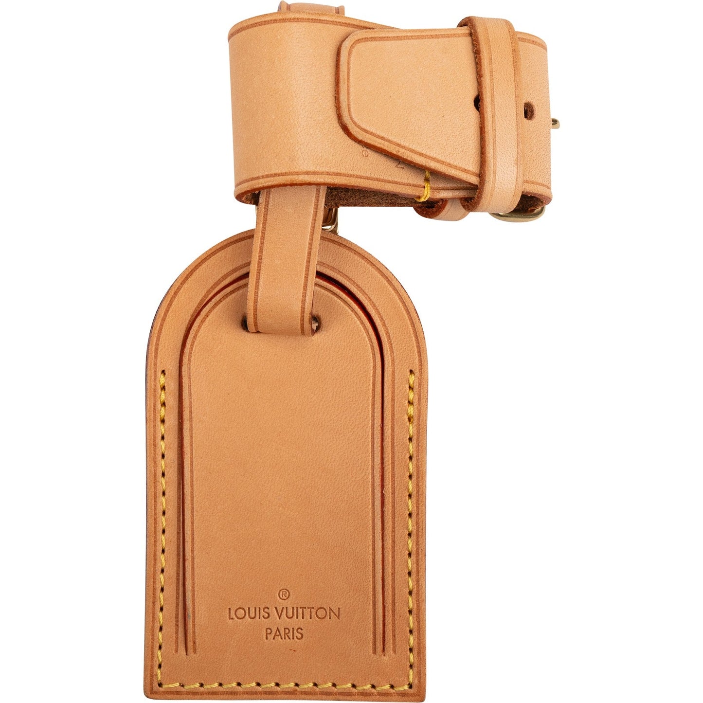Louis Vuitton Vachetta Leather Luggage Tag Set (K.K)