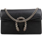 Gucci Grained Leather Crystal Dionysus Super Mini Crossbody Bag