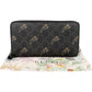 Gucci Monogram GG Supreme Canvas Tigers Print Zip Around Wallet